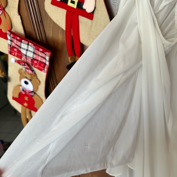 Chic White High Low Dress - Picture 7 of 7